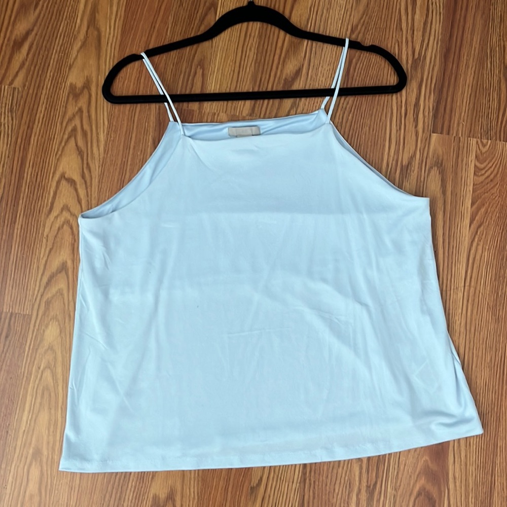 H&M baby blue tank top